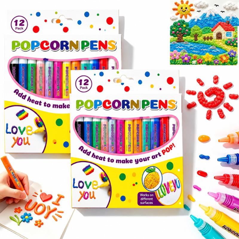 Copic Marker Sketch - Neues Puffy Popcorn Stift-Set, 6/12 Farben,