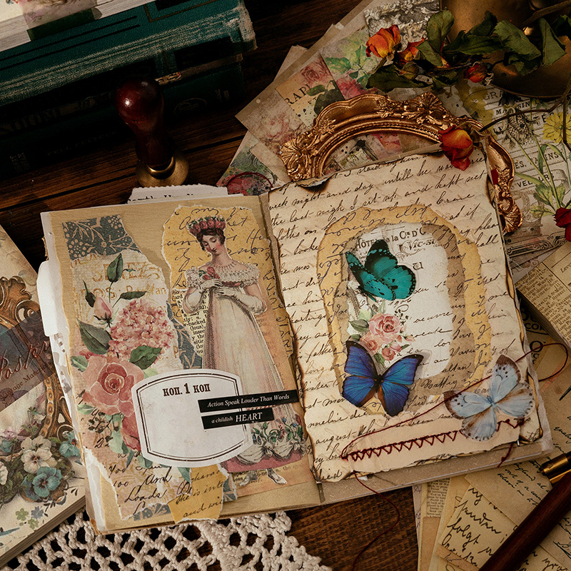 100 Blatt Vintage INS Blumenmu – Ink Blotter Paper Bewertung und Preis