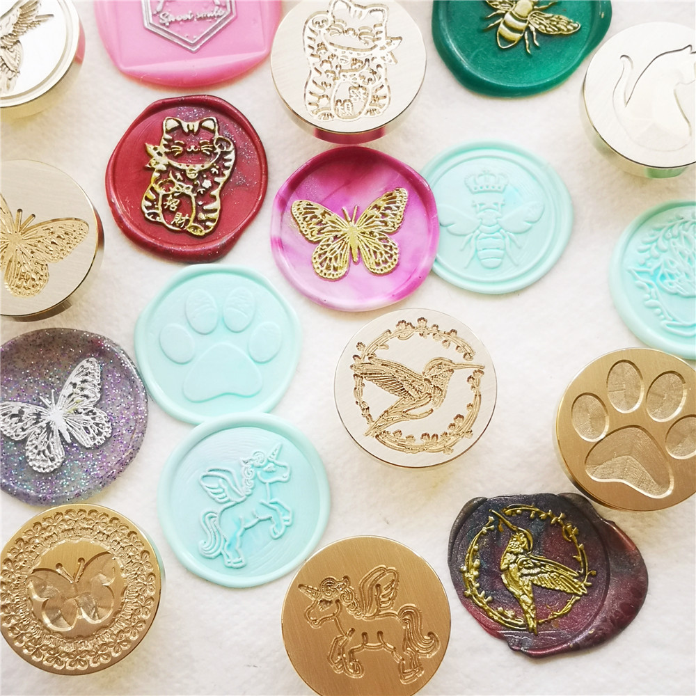 Wachssiegel-Stempelkopf mit Sc – Wax Seal Stamp Set Bewertung und Preis