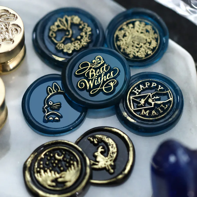 Mond-Stern-Weihnachtsmuster Wa – Wax Seal Stamp Set Bewertung und Preis