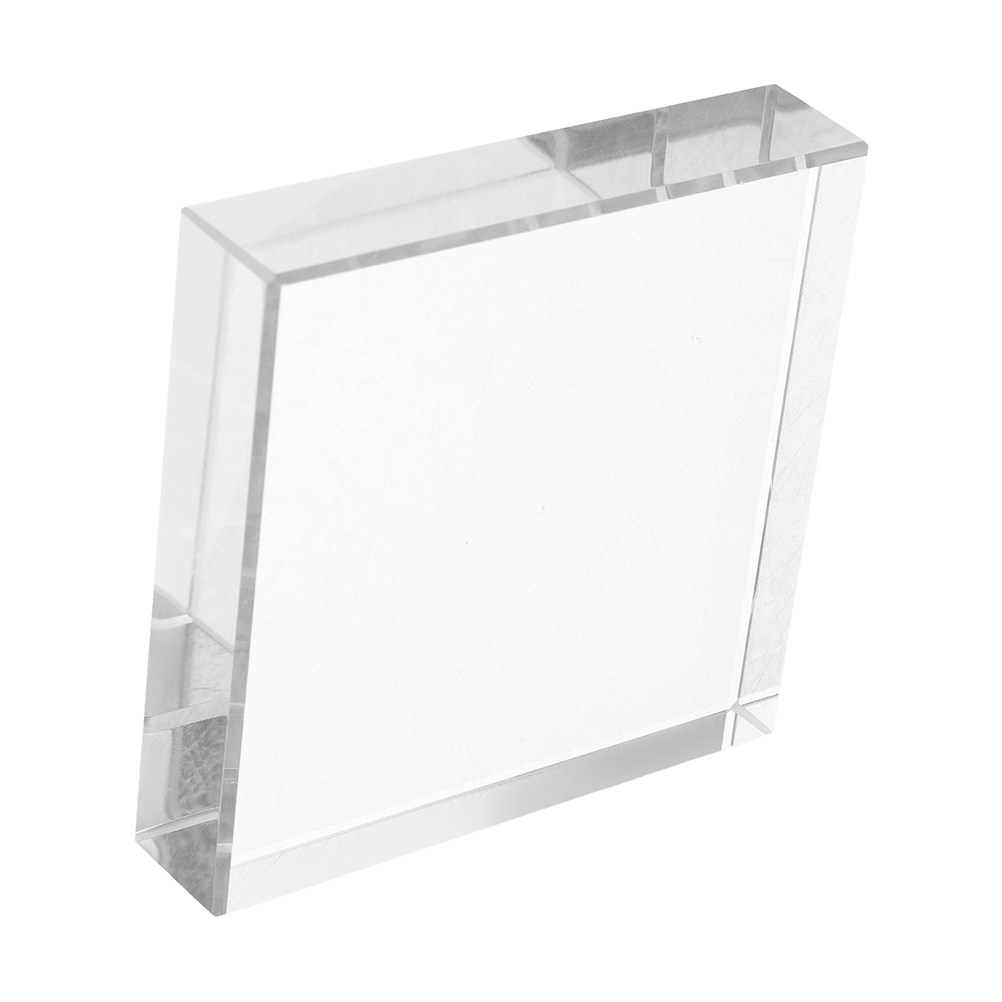 Klarer Kristall-Quadrat-Papier – Paper Weight Crystal Bewertung und Preis